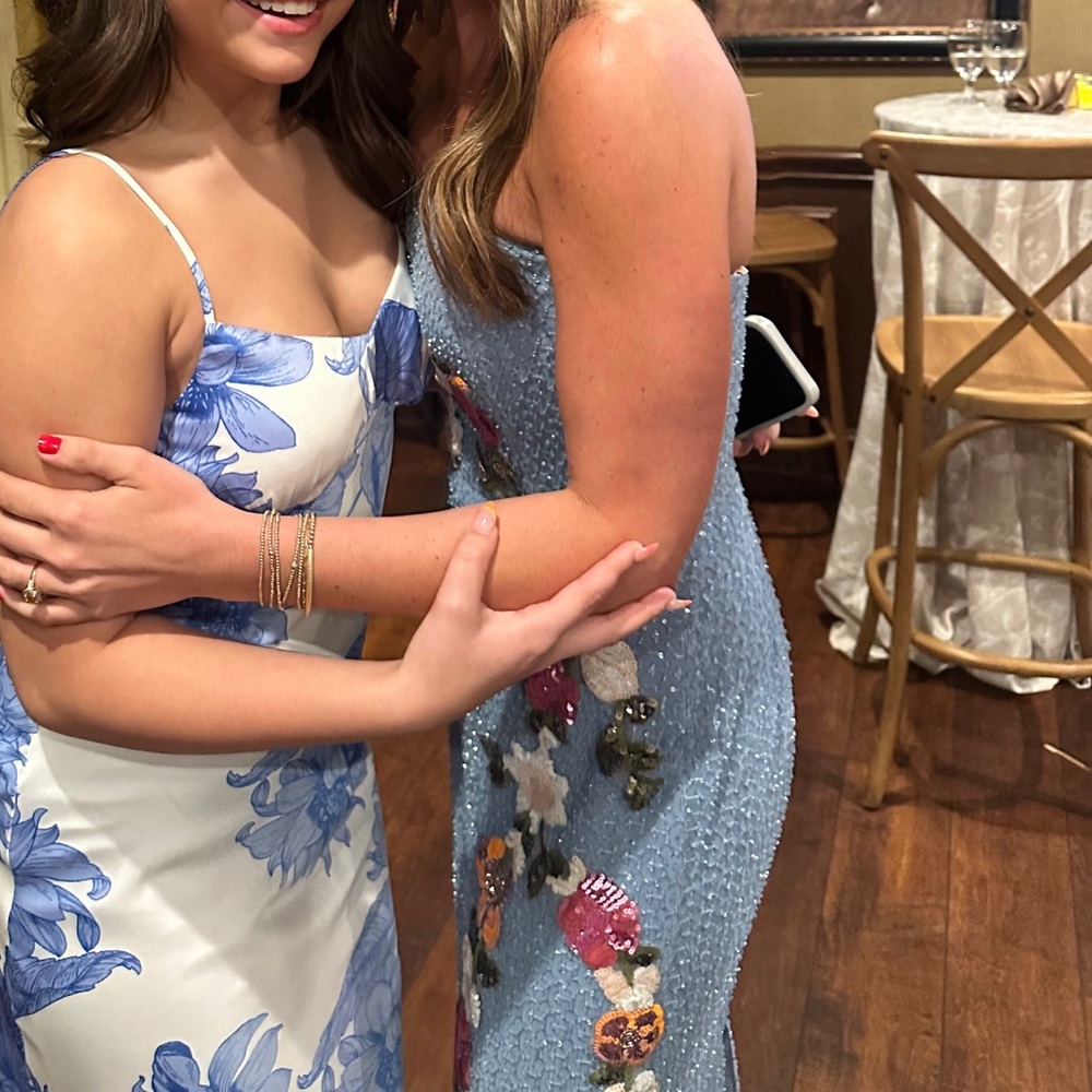 Helsi Silvia Strapless Stretch Sequin Midi Dress